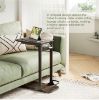 Picture of C-Shaped Side Table with Power Strip & Headphone Holder